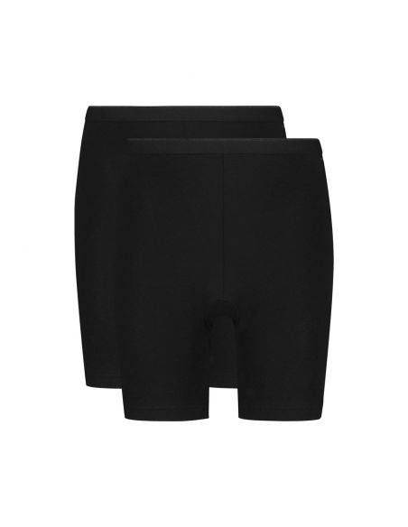 Ten Cate Dames Basics Long Shorts 2Pack Zwart