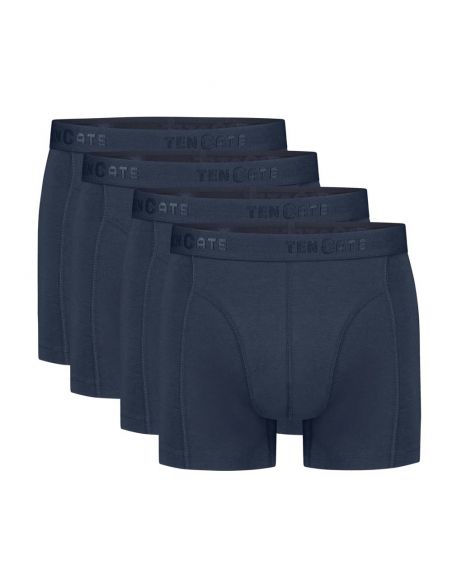 Ten Cate Heren Basics Shorts Cotton Stretch 4Pack Navy