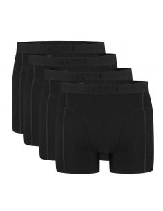 Ten Cate Heren Basics Shorts Cotton Stretch 4Pack Zwart