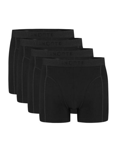 Ten Cate Heren Basics Shorts Cotton Stretch 4Pack Zwart
