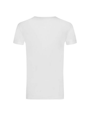 Ten Cate Heren Basics T-shirt High Neck Cotton Strecht 2Pack Wit