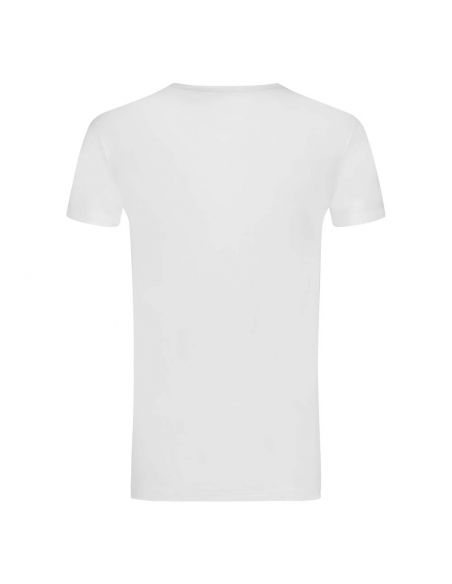 Ten Cate Heren Basics T-shirt High Neck Cotton Strecht 2Pack Wit