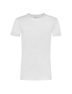 Ten Cate Heren Basics T-shirt Cotton Stretch 2Pack Wit 2