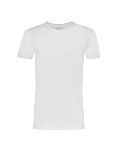Ten Cate Heren Basics T-shirt Cotton Stretch 2Pack Wit