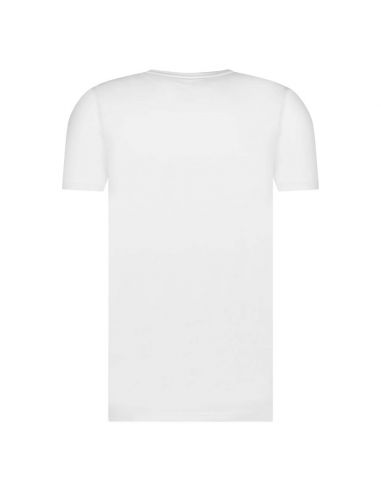 Ten Cate Heren Basics V-neck Shirt Cotton Stretch 2Pack Wit