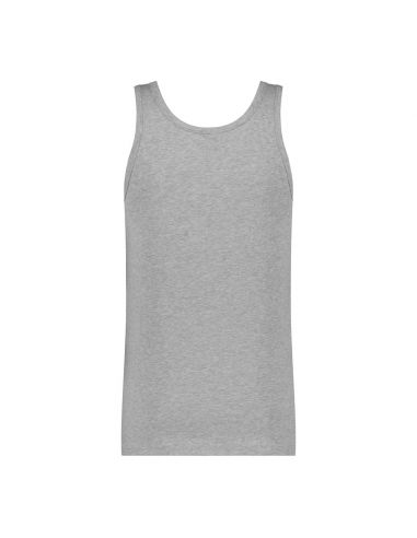 Ten Cate Heren Basics Singlet Cotton Stretch 2Pack Light Grey Melee
