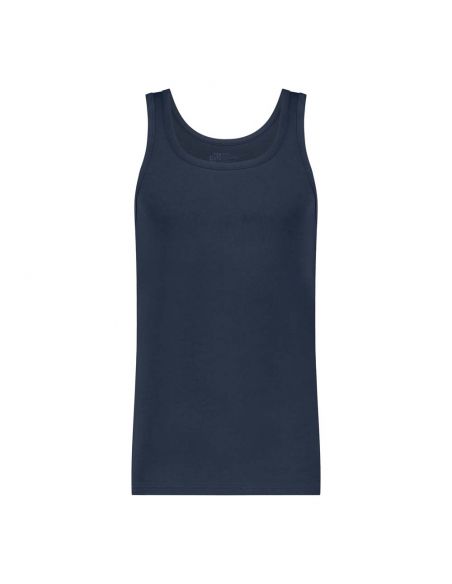 Ten Cate Heren Basics Singlet Cotton Stretch 2Pack Navy