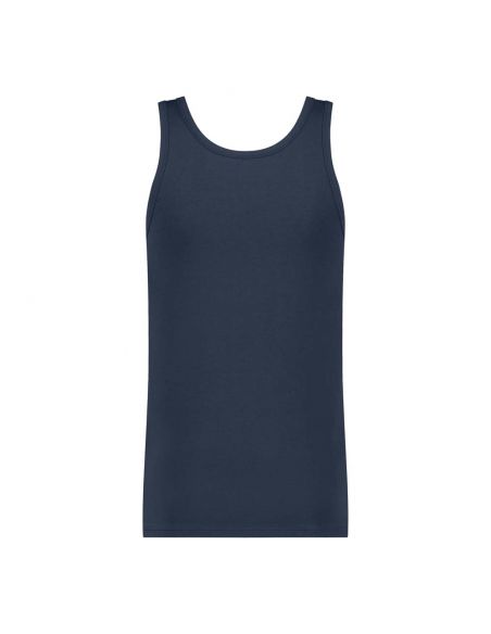 Ten Cate Heren Basics Singlet Cotton Stretch 2Pack Navy