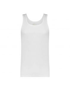 Ten Cate Heren Basics Singlet Cotton Stretch 2Pack Wit 2