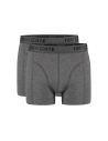 Ten Cate Heren Basics Shorts Cotton Stretch 2Pack Antraciet Melee