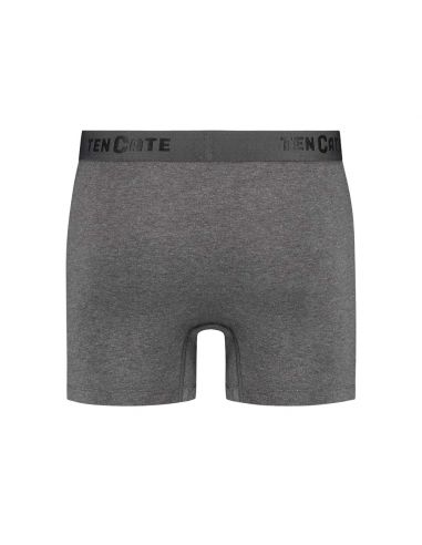 Ten Cate Heren Basics Shorts Cotton Stretch 2Pack Antraciet Melee