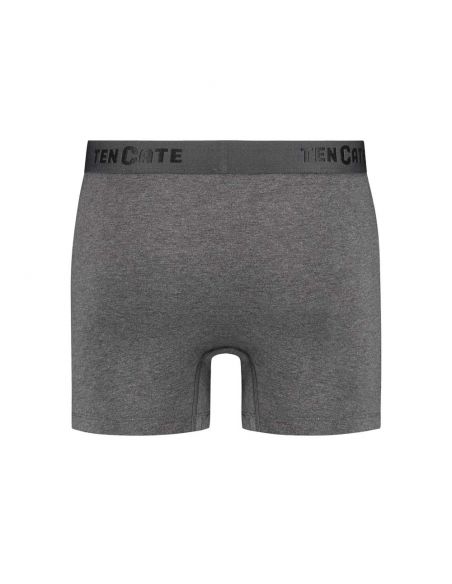 Ten Cate Heren Basics Shorts Cotton Stretch 2Pack Antraciet Melee
