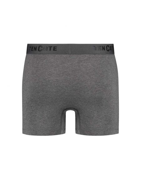 Ten Cate Heren Basics Shorts Cotton Stretch 2Pack Antraciet Melee
