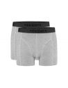 Ten Cate Heren Basics Shorts Cotton Stretch 2Pack Light Grey Melee