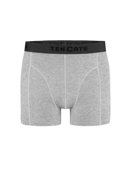 Ten Cate Heren Basics Shorts Cotton Stretch 2Pack Light Grey Melee