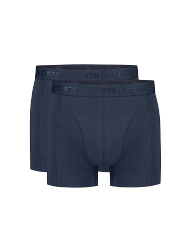 Ten Cate Heren Basics Shorts Cotton Stretch 2Pack Navy