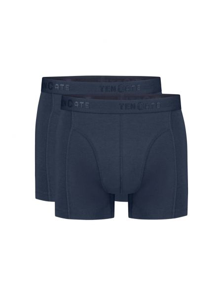 Ten Cate Heren Basics Shorts Cotton Stretch 2Pack Navy