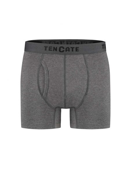 Ten Cate Heren Basics Classic Shorts Cotton Stretch 2Pack Antraciet Melee