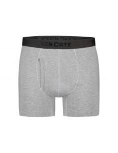Ten Cate Heren Basics Classic Shorts Cotton Stretch 2Pack Light Grey Melee 2