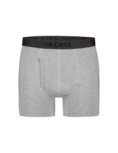 Ten Cate Heren Basics Classic Shorts Cotton Stretch 2Pack Light Grey Melee