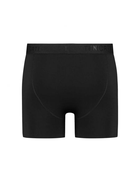 Ten Cate Heren Basics Classic Shorts Cotton Stretch 2Pack Zwart