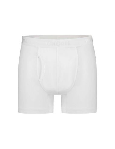 Ten Cate Heren Basics Classic Shorts Cotton Stretch 2Pack Wit