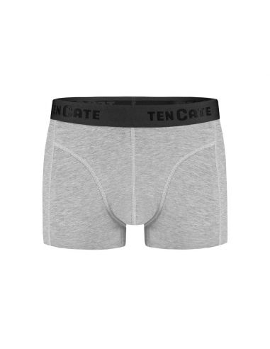 Ten Cate Heren Basics Shorty Cotton Stretch 2Pack Light Grey Melee