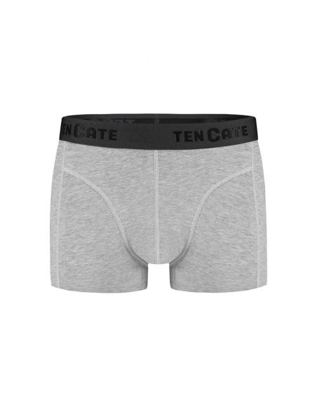 Ten Cate Heren Basics Shorty Cotton Stretch 2Pack Light Grey Melee