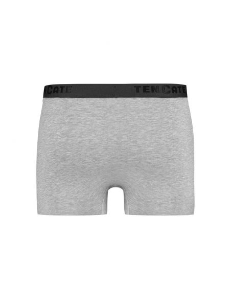 Ten Cate Heren Basics Shorty Cotton Stretch 2Pack Light Grey Melee