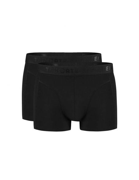 Ten Cate Heren Basics Shorty Cotton Stretch 2Pack Zwart