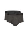 Ten Cate Heren Basics Classic Brief Cotton Stretch 2Pack Antraciet Melee
