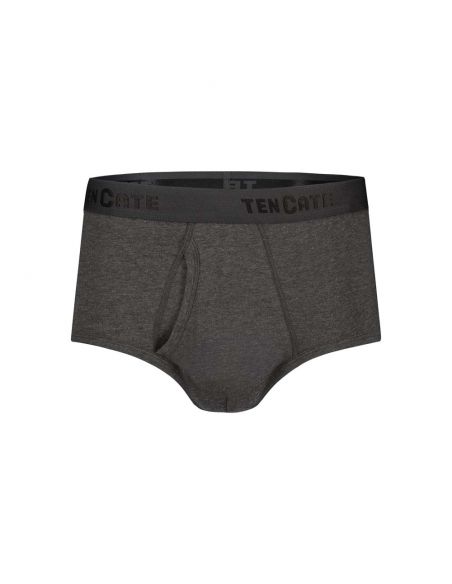 Ten Cate Heren Basics Classic Brief Cotton Stretch 2Pack Antraciet Melee