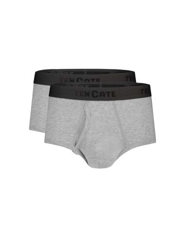 Ten Cate Heren Basics Classic Brief Cotton Stretch 2Pack Light Grey Melee