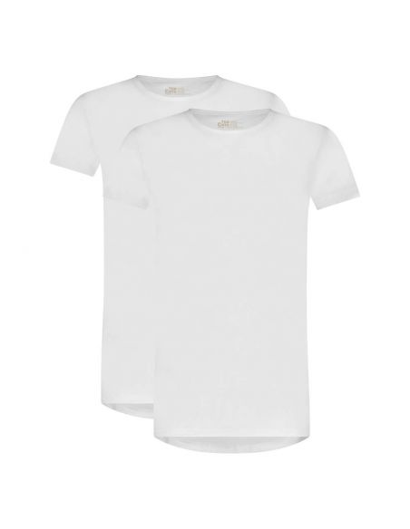 Ten Cate Heren Basics T-shirt Cotton 2Pack Wit