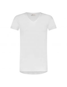 Ten Cate Heren Basics V-neck Cotton 2Pack Wit 2