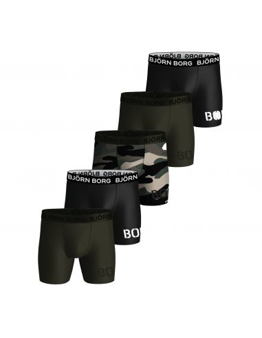 Bjorn Borg HIM PERFORMANCE BOXER 5p 5PACK MULTIPACK 2 MP002