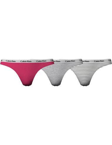 Calvin Klein Dames THONG 3PK 658 000QD3587E