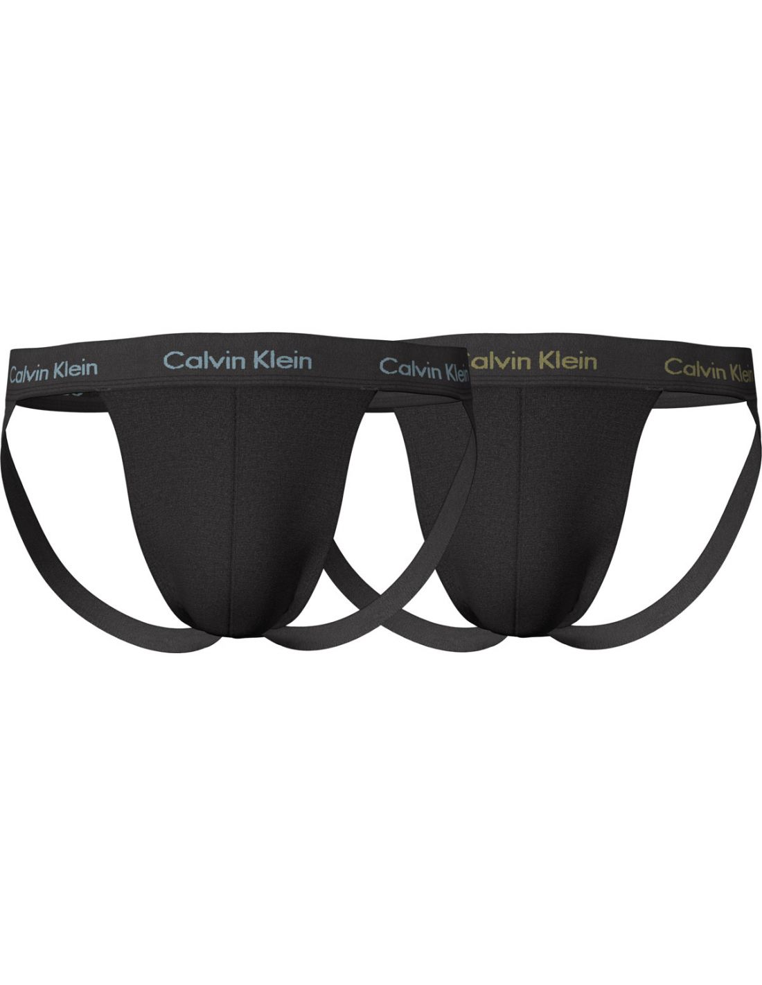 Maak plaats Circus Woordenlijst Calvin Klein Ondergoed JockStrap Cotton Stretch 2Pack Tourmaline Pistache  6F2