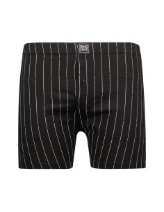 Gino Santi Klassieke boxer Zwart Pin Stripe