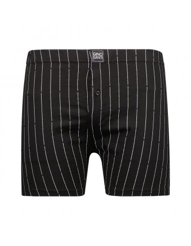 Gino Santi Klassieke boxer Zwart Pin Stripe