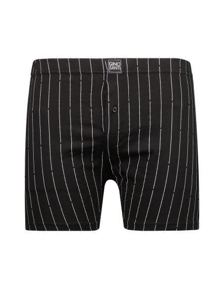 Gino Santi Klassieke boxer Zwart Pin Stripe