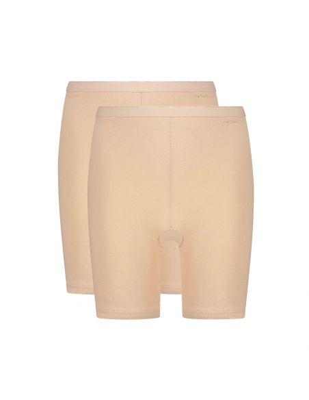 Ten Cate Dames Basics Long Shorts 2Pack Beige