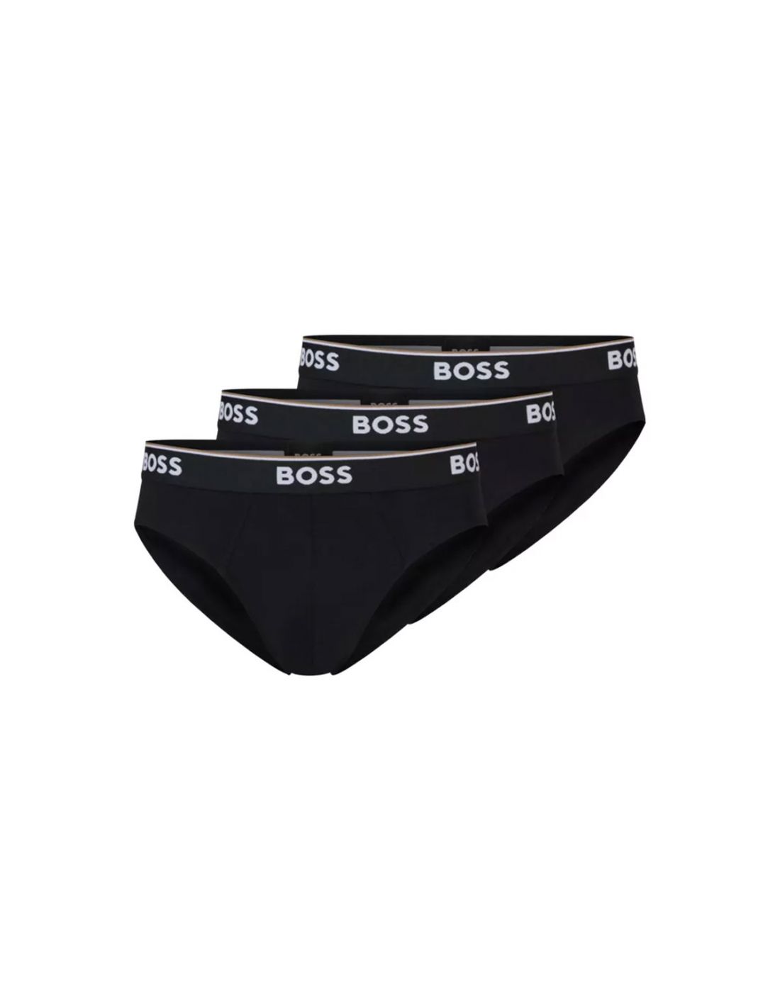 Hugo Boss Brief Slip Power 3Pack Zwart | Klassische Slips