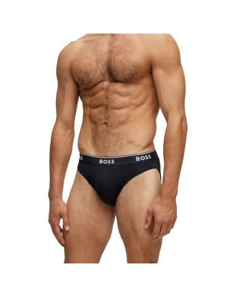 Hugo Boss Brief Slip Power 3Pack Zwart