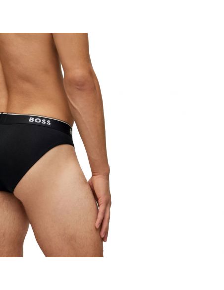 Hugo Boss Brief Slip Power 3Pack Zwart