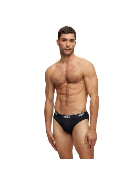 Hugo Boss Brief Slip Power 3Pack Zwart