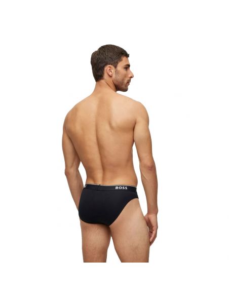 Hugo Boss Brief Slip Power 3Pack Zwart