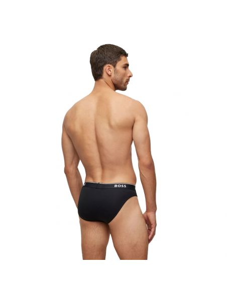 Hugo Boss Brief Slip Power 3Pack Zwart Wit Grijs