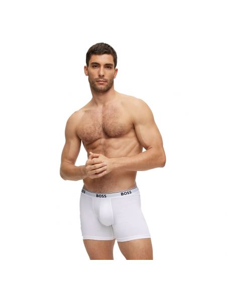 Hugo Boss Boxer Briefs 3P Power Zwart Wit Grijs