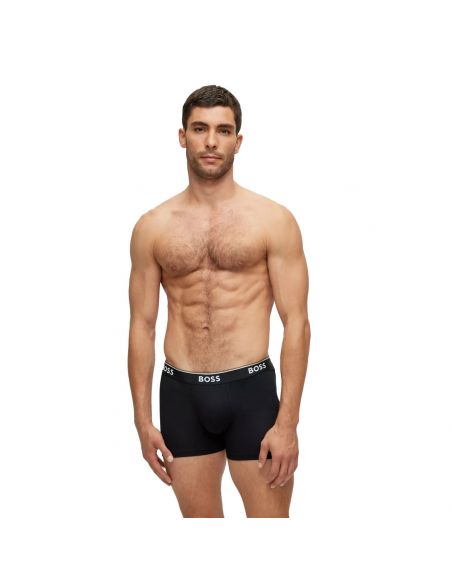 Hugo Boss Boxer Briefs 3P Power Zwart Wit Grijs